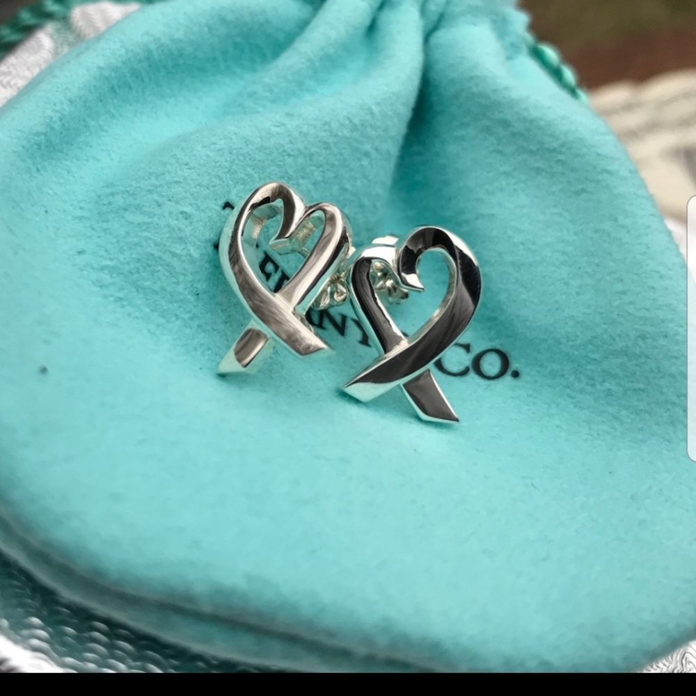 Tiffany and Co Picasso Loving Heart Earrings